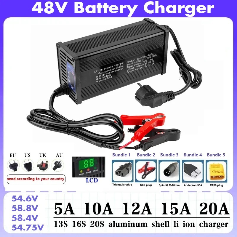 84V 20A Smart Charger - Мощное зарядное устройство для литиевой батареи