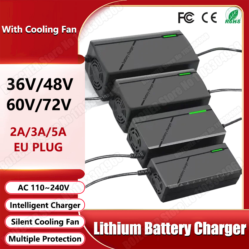 Зарядное устройство 36 В, 48 В – обзор и цена 84V 20A Smart Charger
