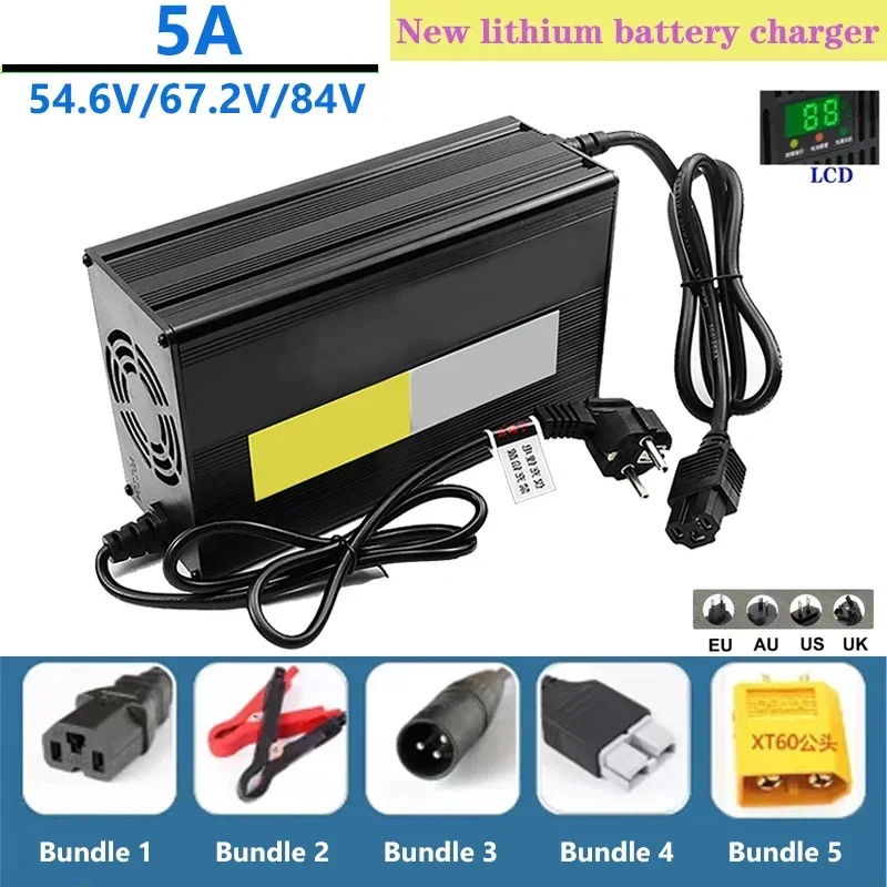 5A 54,6 В/67,2 В/84 В Зарядное – обзор и цена 84V 20A Smart Charger