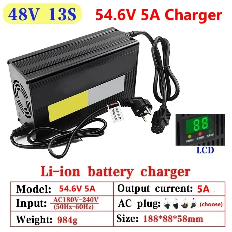 5A 54,6 В/67,2 В/84 В Зарядное – обзор и цена 84V 20A Smart Charger